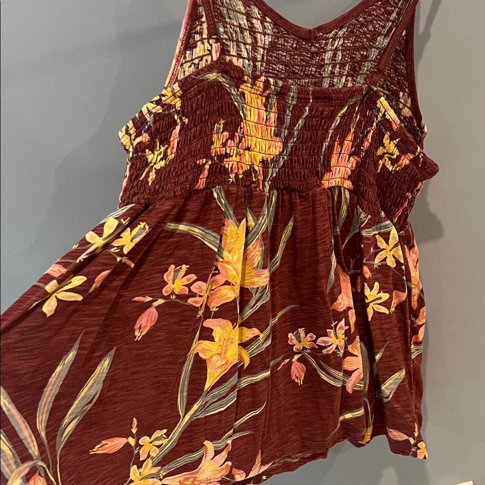 TORRID Floral Smocked Women's Top 1X - Picture 7 of 8